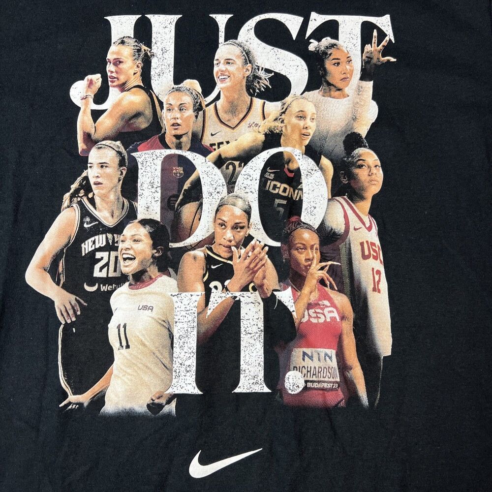 Nike Just Do It Female Athletes Shirts Clark Richardson USA Medium